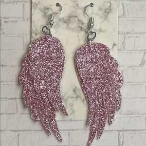 Pink Angel win earrings